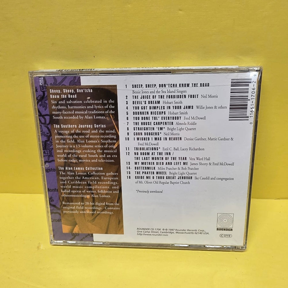 Various - Southern Journey Volume 6: Sheep, Sheep Don'tcha Know The Road - 1997 - Rounder CD 1706 - New - Sealed - CDs