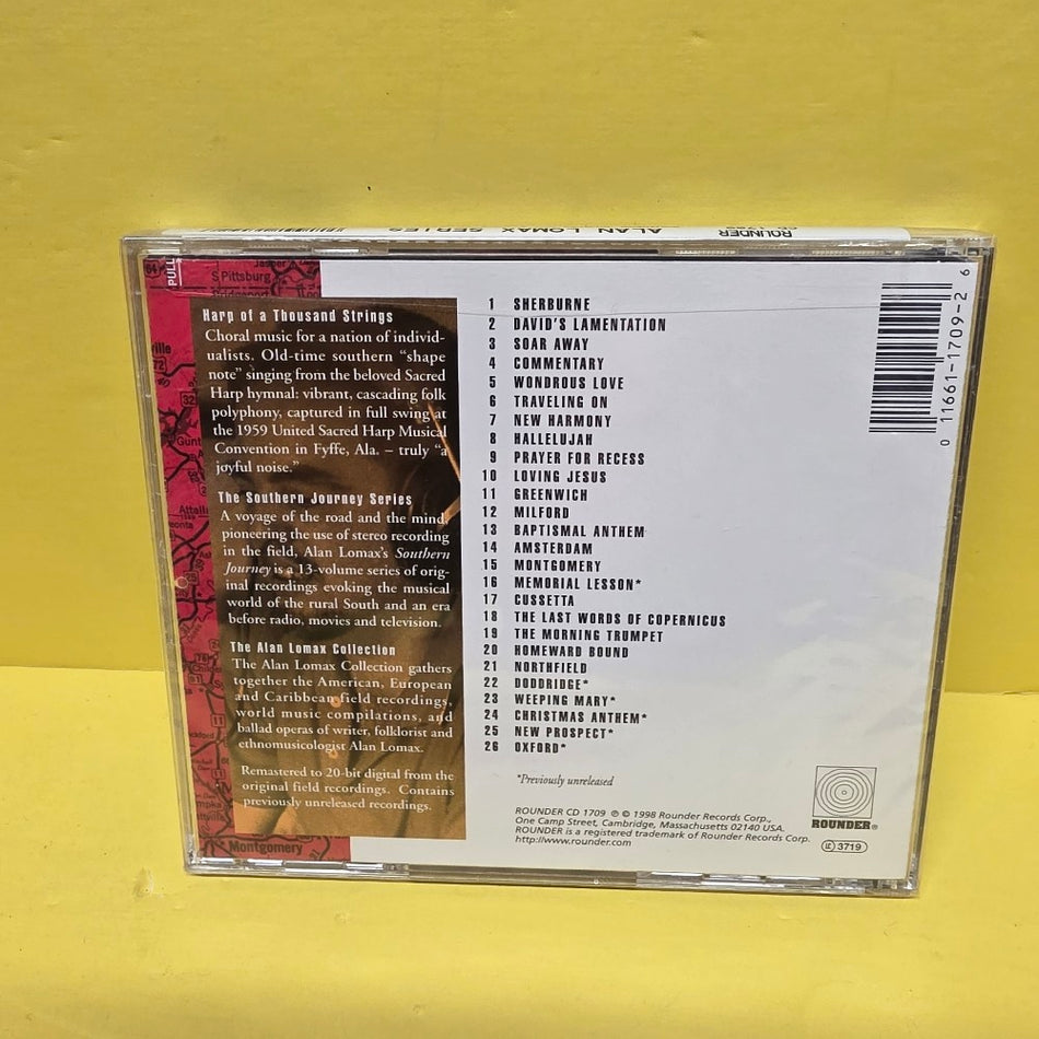 Alabama Sacred Harp Singers  - Southern Journey Volume 9: Harp Of A Thousand Strings - 1998 - Rounder CD 1709 - New - Sealed - CDs