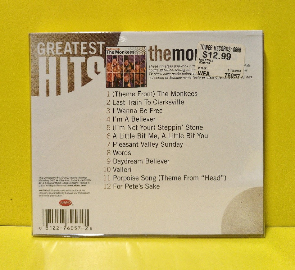 The Monkees - The Essentials - R2 76057 - New - Sealed - CDs - Repress