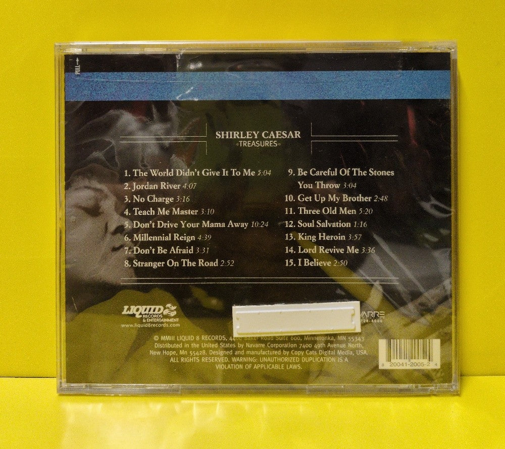 Shirley Caesar - Treasures - 2003 - LIQ 12005 - New - Sealed - CDs