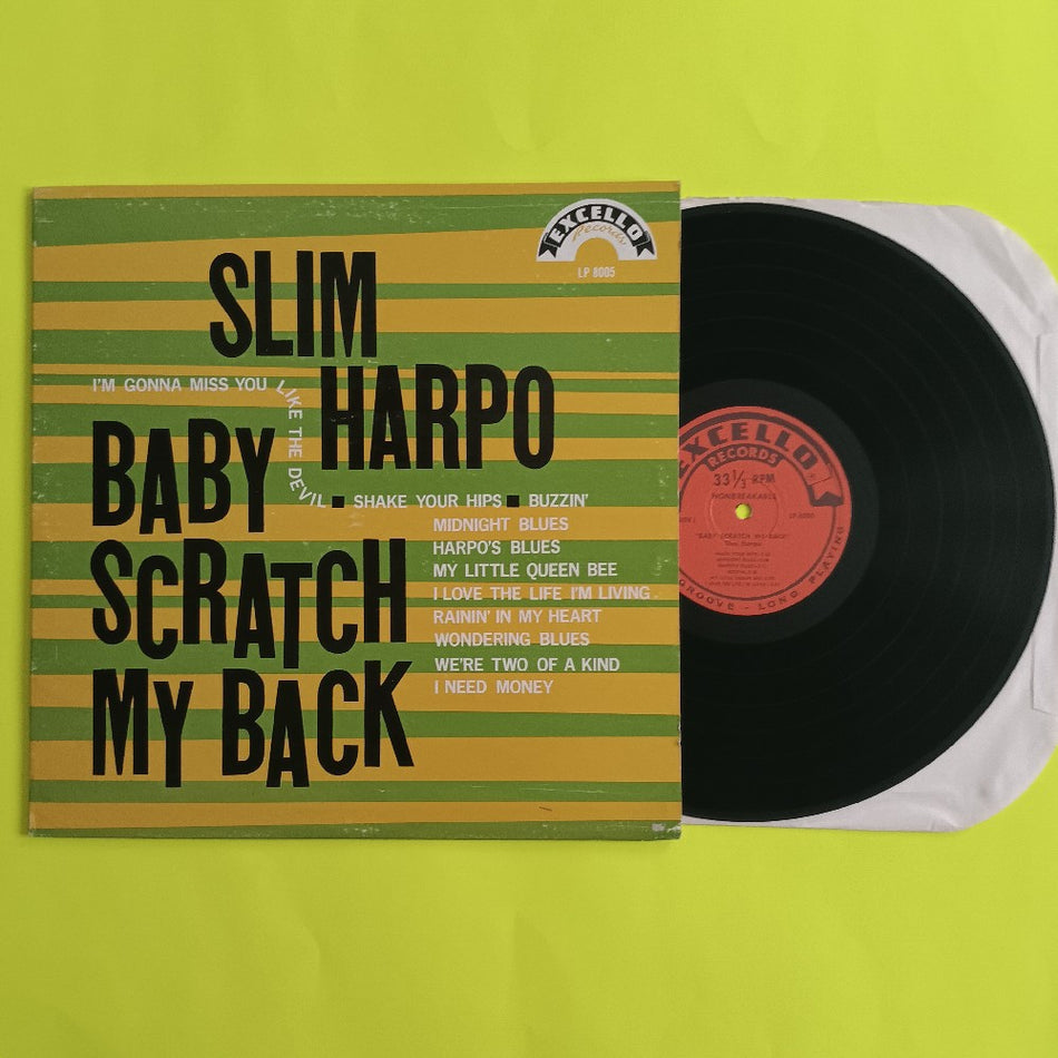 Slim Harpo - Baby Scratch My Back (Orange Label) OG MONO - 1966 - LP 8005 - Used - VG++ - Vinyl
