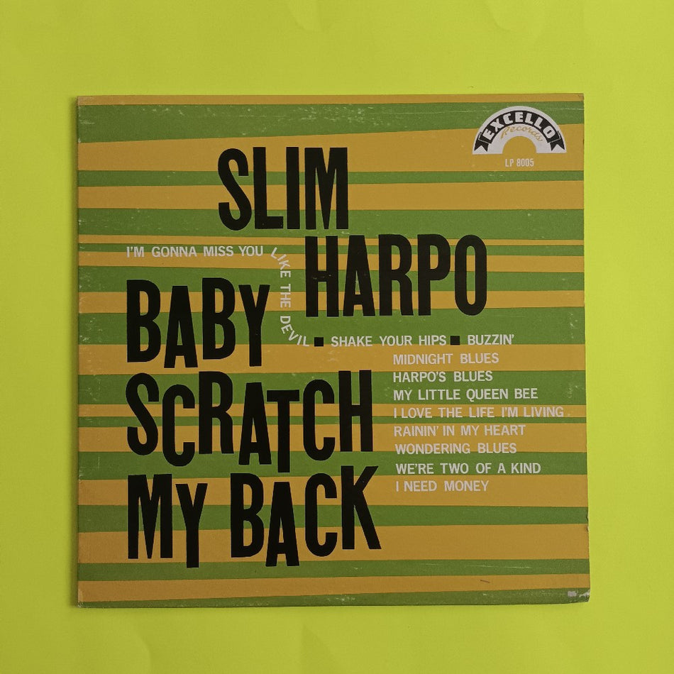 Slim Harpo - Baby Scratch My Back (Orange Label) OG MONO - 1966 - LP 8005 - Used - VG++ - Vinyl