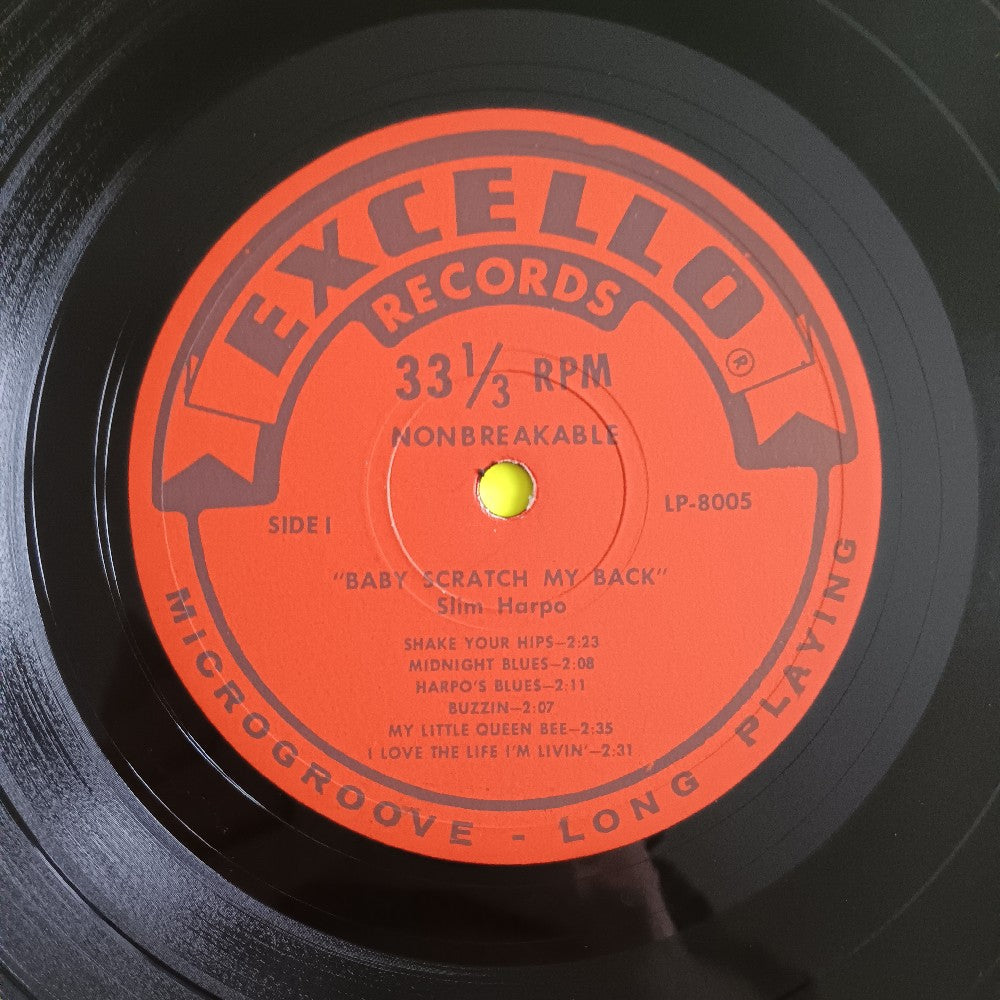 Slim Harpo - Baby Scratch My Back (Orange Label) OG MONO - 1966 - LP 8005 - Used - VG++ - Vinyl