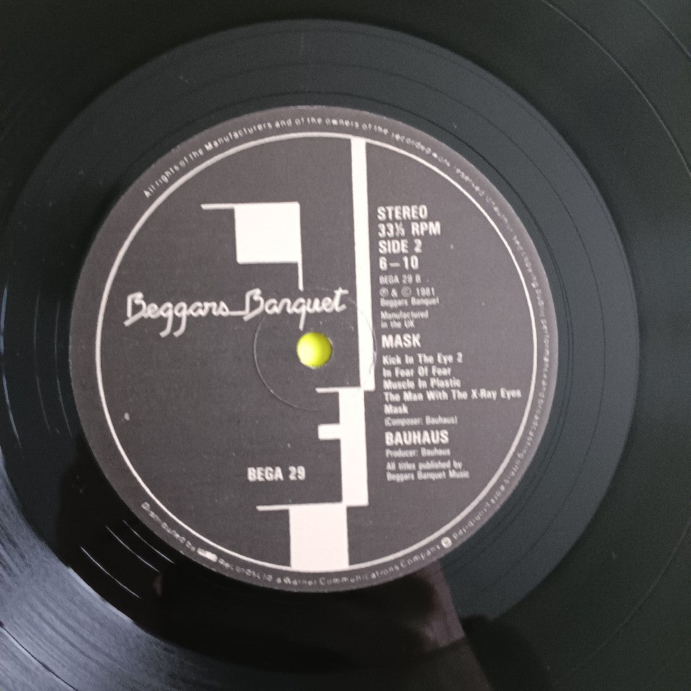 Bauhaus  - Mask UK - 1981 - BEGA29 - Used - VG++ - Vinyl