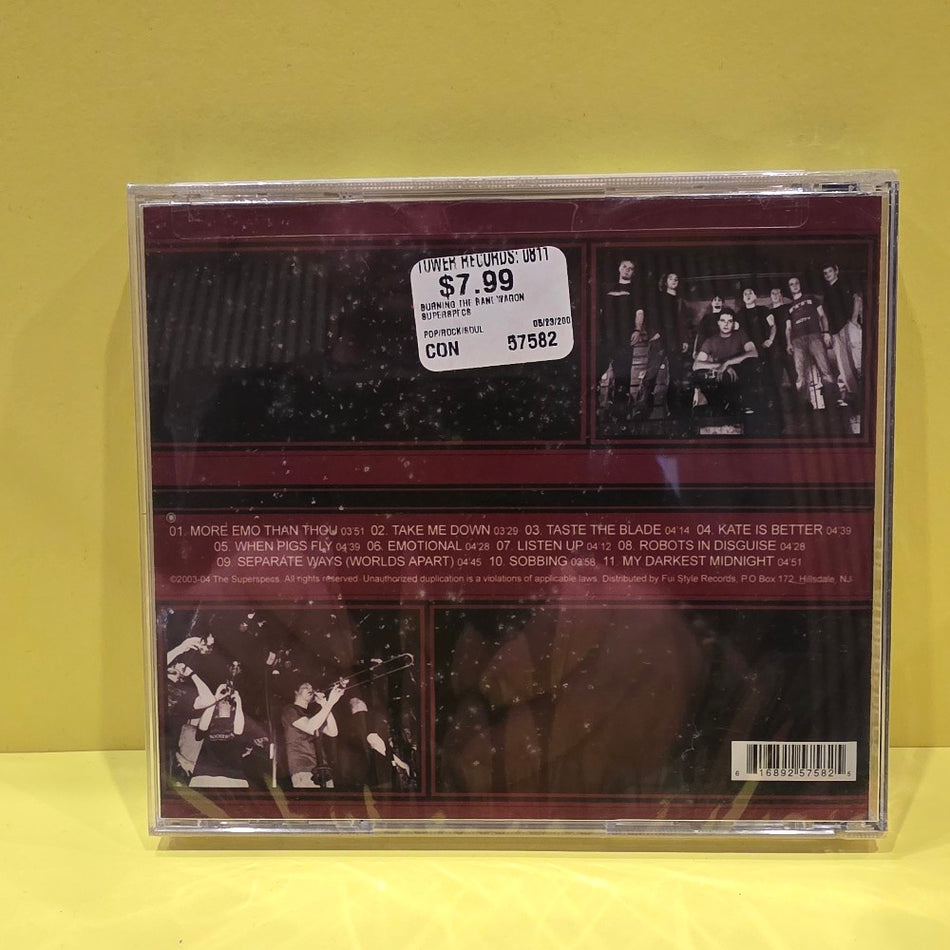 The Superspecs - Burning The Bandwagon - 2004 - 002 - New - Sealed - CDs
