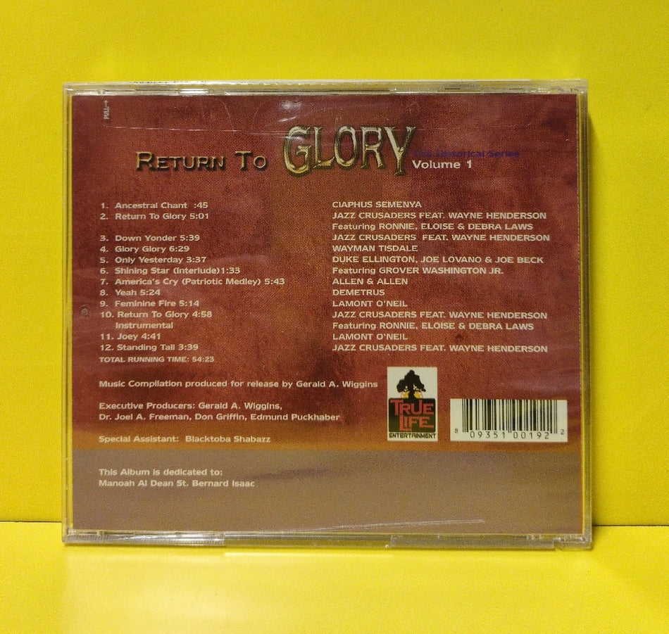 Various - Return To Glory, Volume 1 - 2005 - TLE100192 - New - Sealed - CDs - Bonus DVD