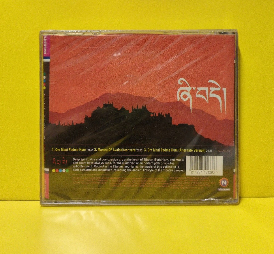 Various - Tibetan Incantations (The Meditative Sound Of Buddhist Chants) - 1998 - NSCD 028 - New - Sealed - CDs - Import