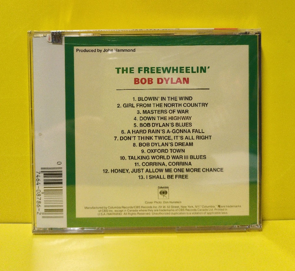 Bob Dylan - The Freewheelin' Bob Dylan - CK 8786 - New - Sealed - CDs - Reissue