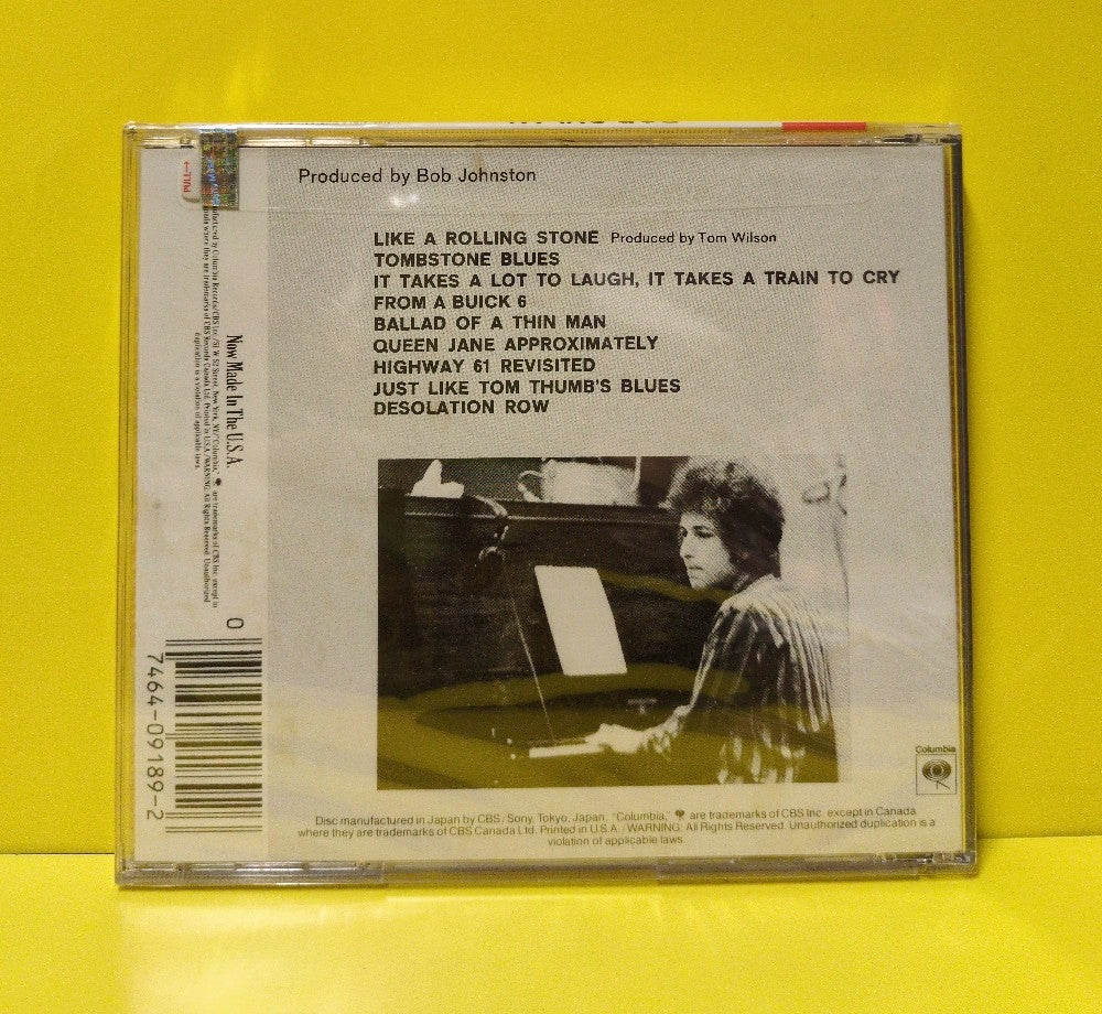 Bob Dylan - Highway 61 Revisited - CK 9189 - New - Sealed - CDs - Reissue