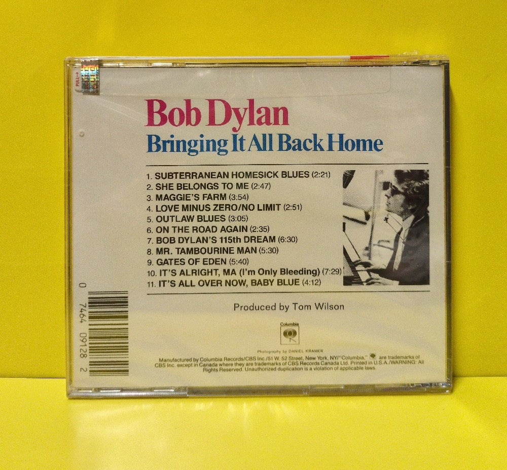 Bob Dylan - Bringing It All Back Home - CK 9128 - New - Sealed - CDs - Reissue