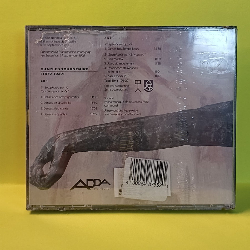 Charles Tournemire / Pierre Bartholomee - Symphony No 7 Op 49 "Les Danses De La Vie - 1993 - 581302/3 - New - Sealed - CDs