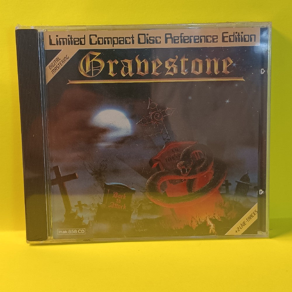 Gravestone - Back To Attack - 1986 - inak 858 CD - New - Sealed - CDs