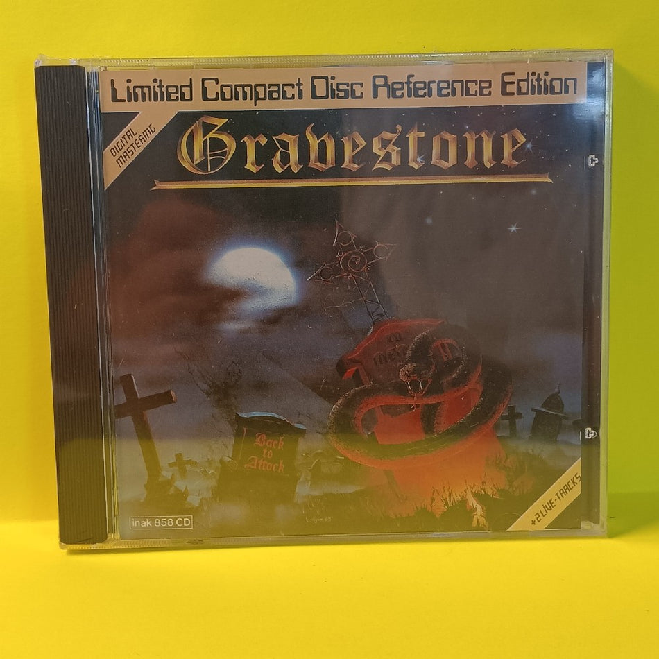 Gravestone - Back To Attack - 1986 - inak 858 CD - New - Sealed - CDs