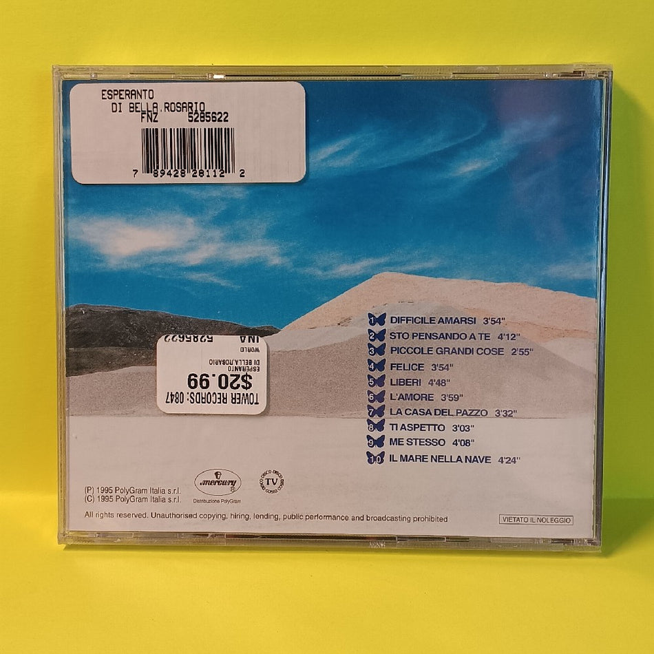 Rosario Di Bella - Esperanto ITALY - 1995 - 528 562-2 - New - Sealed - CDs