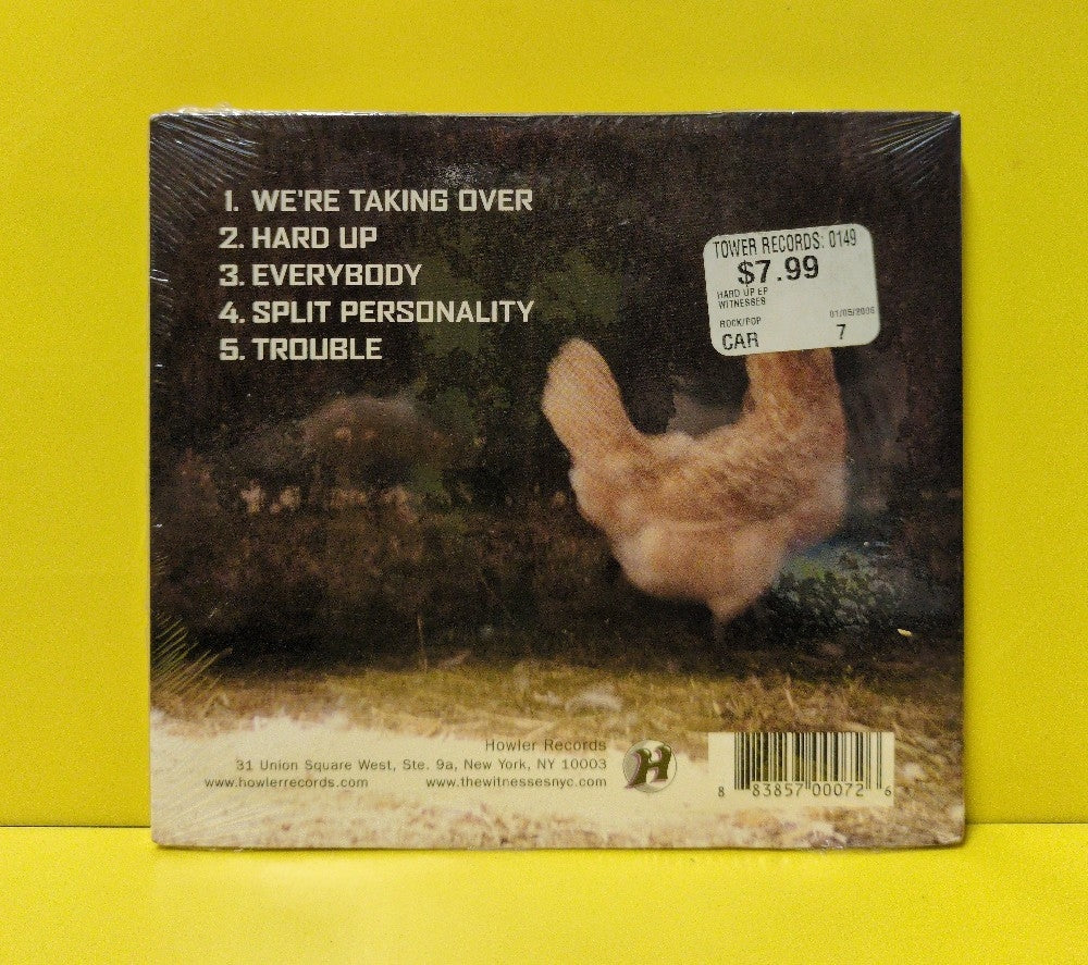 The Witnesses - Hard Up - 2005 - HWL0007 - New - Sealed - CDs - EP
