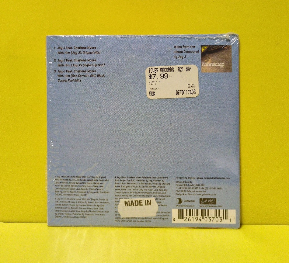 Jay-J Featuring Charlene Moore - With Him - 2005 - DFTD117CDS - New - Sealed - CDs - CD Single - UK Import