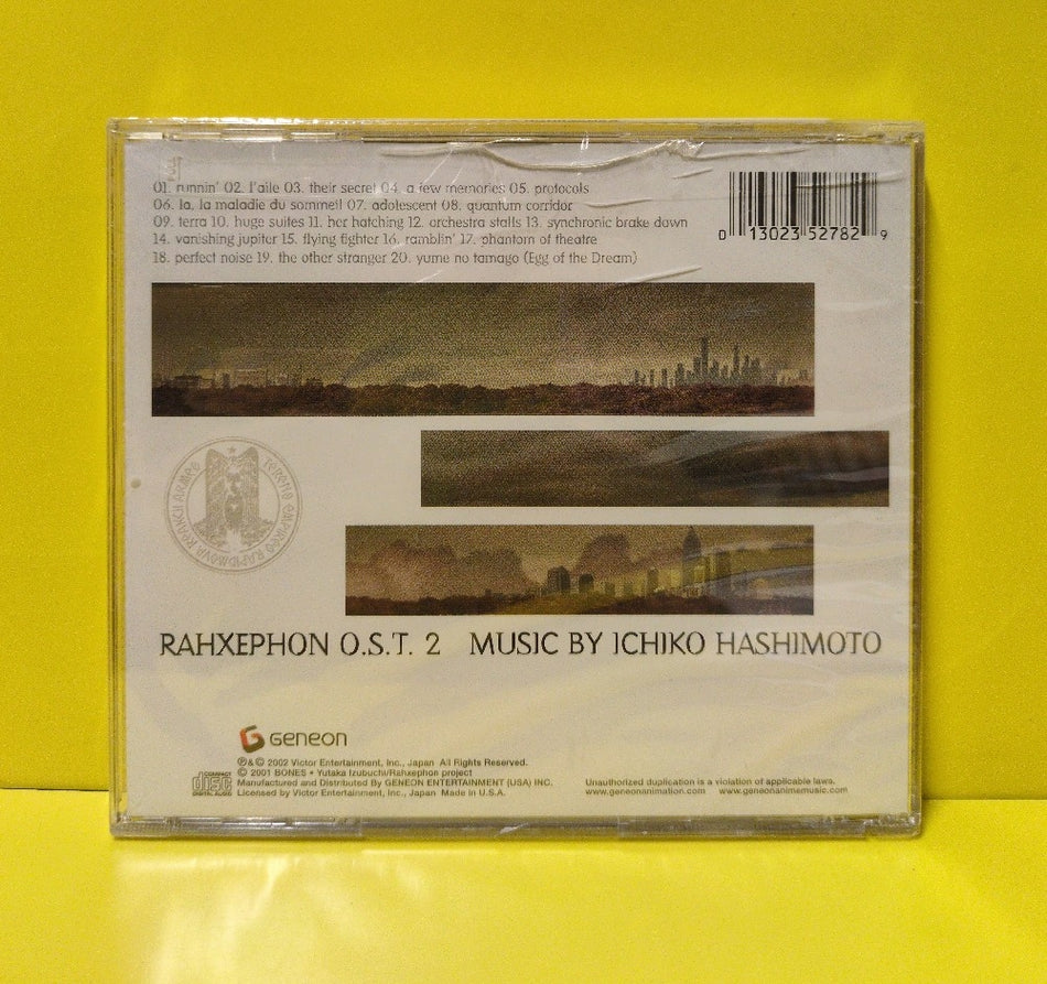 Ichiko Hashimoto - Rahxephon O.S.T. 2 - 2002 - 5278-2 - New - Sealed - CDs