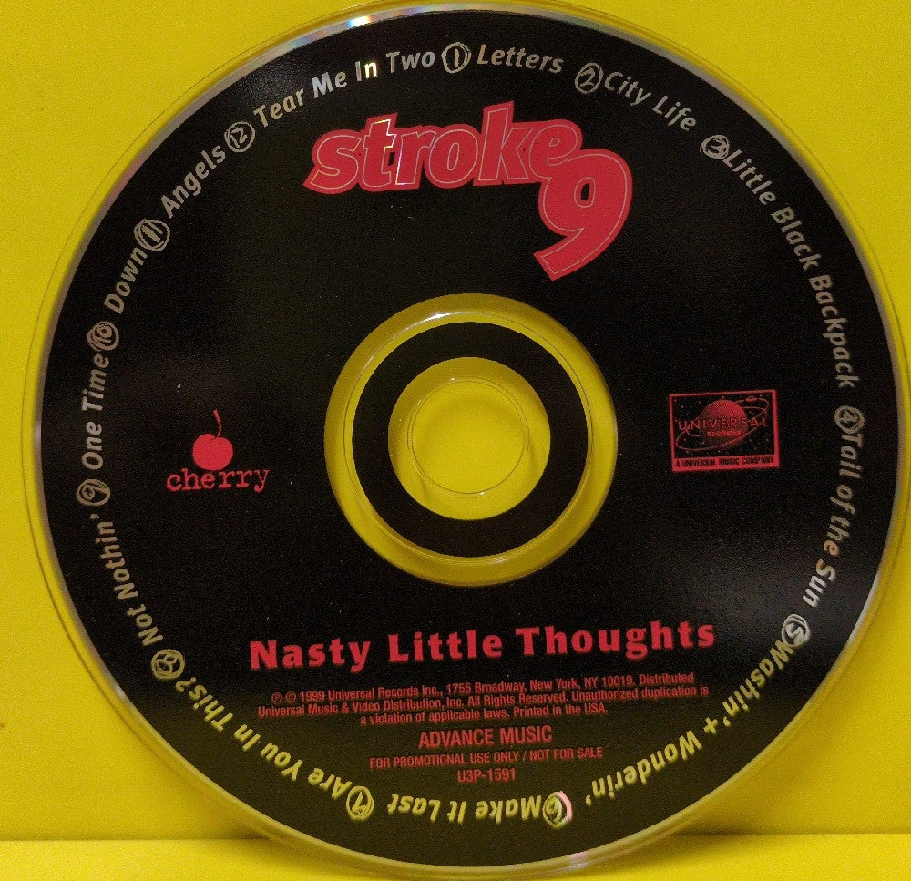Stroke 9 - Nasty Little Thoughts - 1999 - U3P-1591 - Used - VG++ - CDs - Promo - Advance Copy