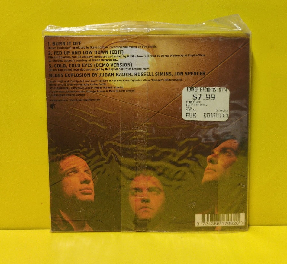Blues Explosion - Burn It Off - 2004 - CDMUTE327 - New - Sealed - CDs