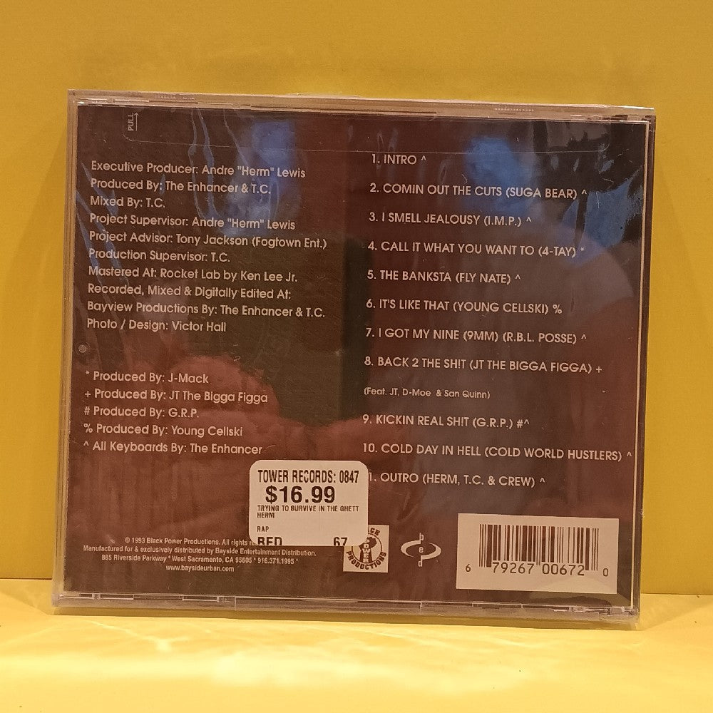 Herm - Trying To Survive In The Ghetto - 2002 - BPP-0067-2 - New - Sealed - CDs
