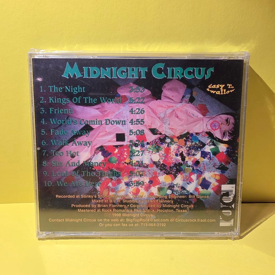Midnight Circus - Easy To Swallow - 1998 - New - Sealed - CDs