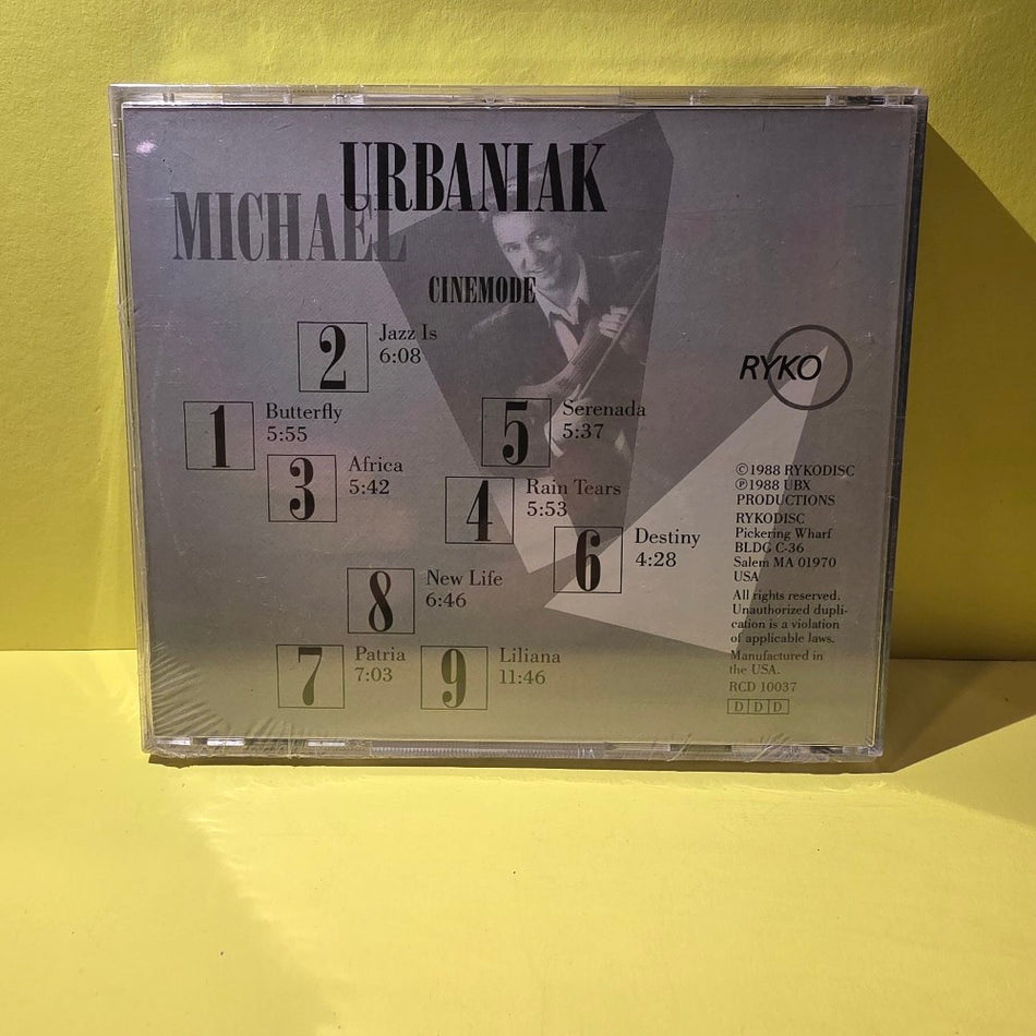 Michal Urbaniak - Cinemode - 1988 - RCD 10037 - New - Sealed - CDs