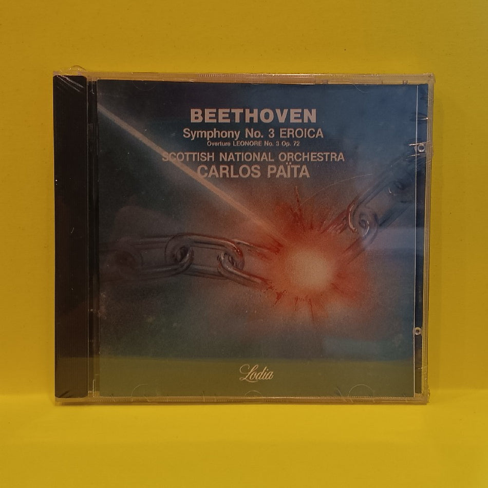 Beethoven / Royal Scottish National Orchestra /Carlos Païta - Symphony No.3 Eroica - Overture Leonore No. 3 Op. 72 - 1987 - LO-CD 774 - New - Sealed - CDs