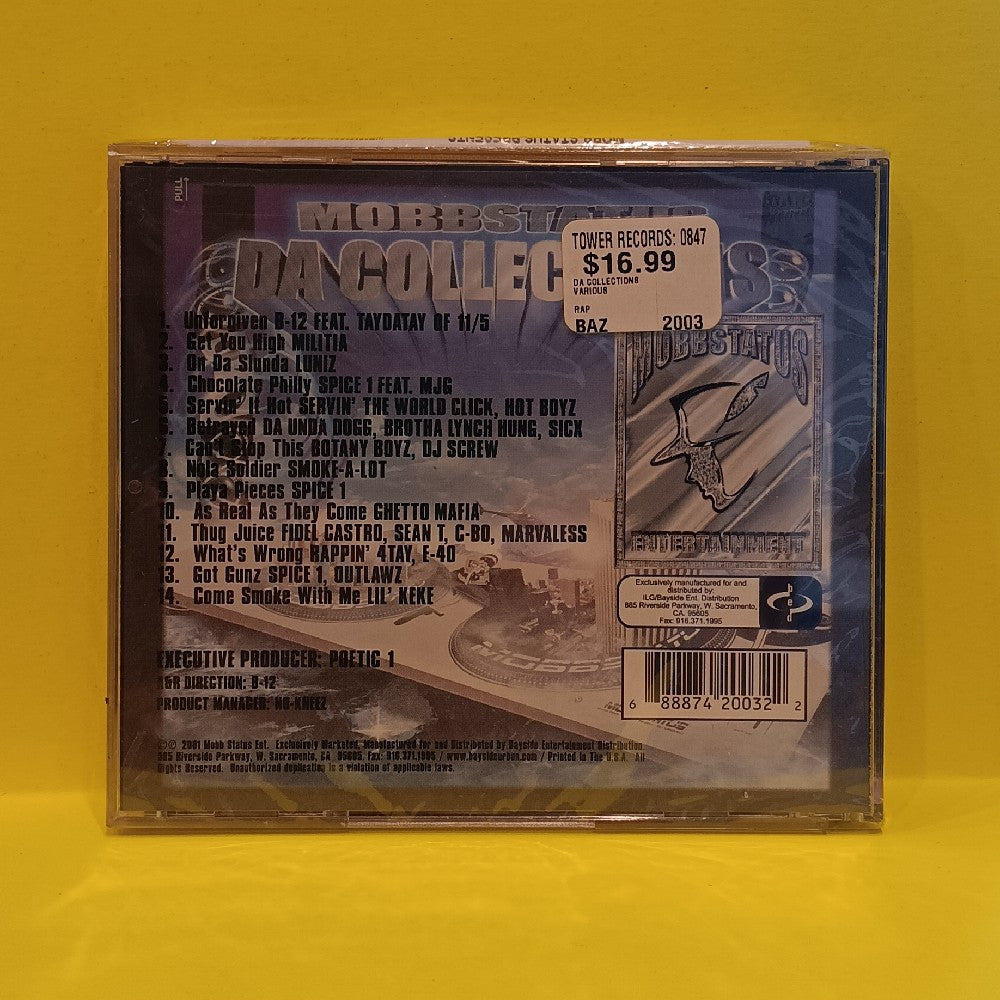 Various - Mobb Status Presents... Da Collections - 2001 - MOBB2003-2 - New - Sealed - CDs