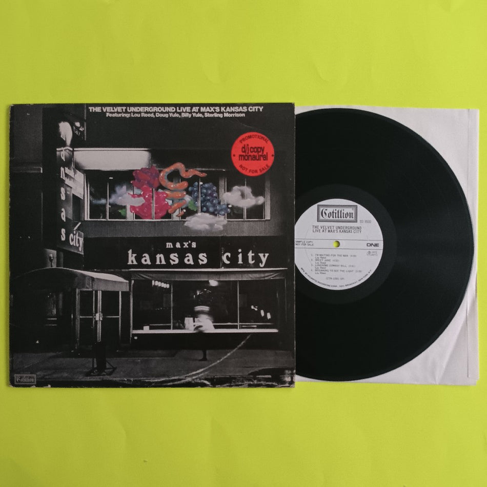 Velvet Underground - Live At Max's Kansas City PROMO MONO - 1972 - SD 9500 - Used - VG++ - Vinyl