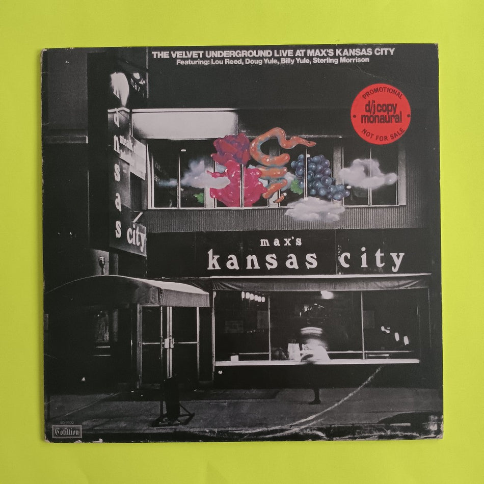Velvet Underground - Live At Max's Kansas City PROMO MONO - 1972 - SD 9500 - Used - VG++ - Vinyl