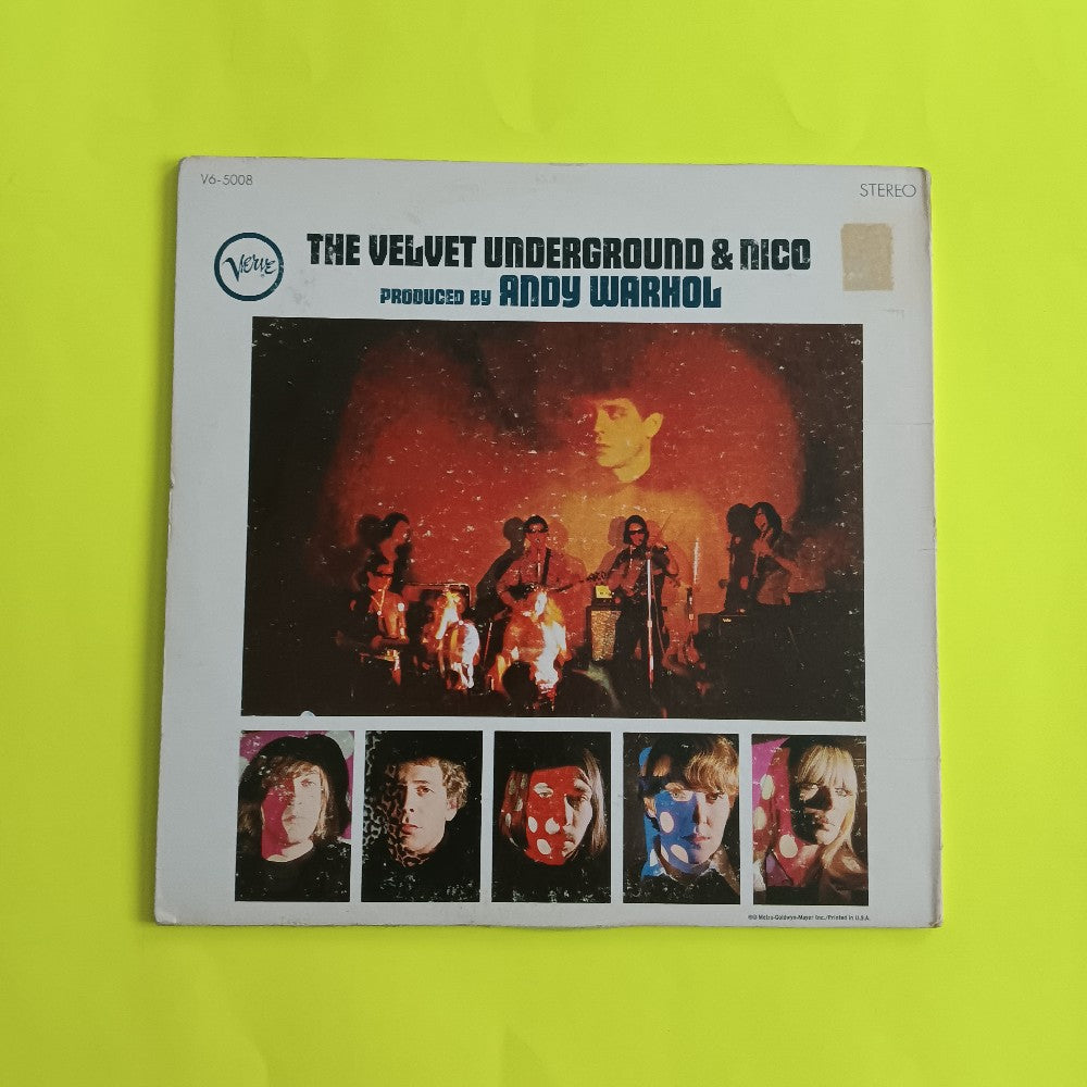 Velvet Underground & Nico - Self Titled PROMO MONO - 1967 - V-5008 - Used - VG++ - Vinyl