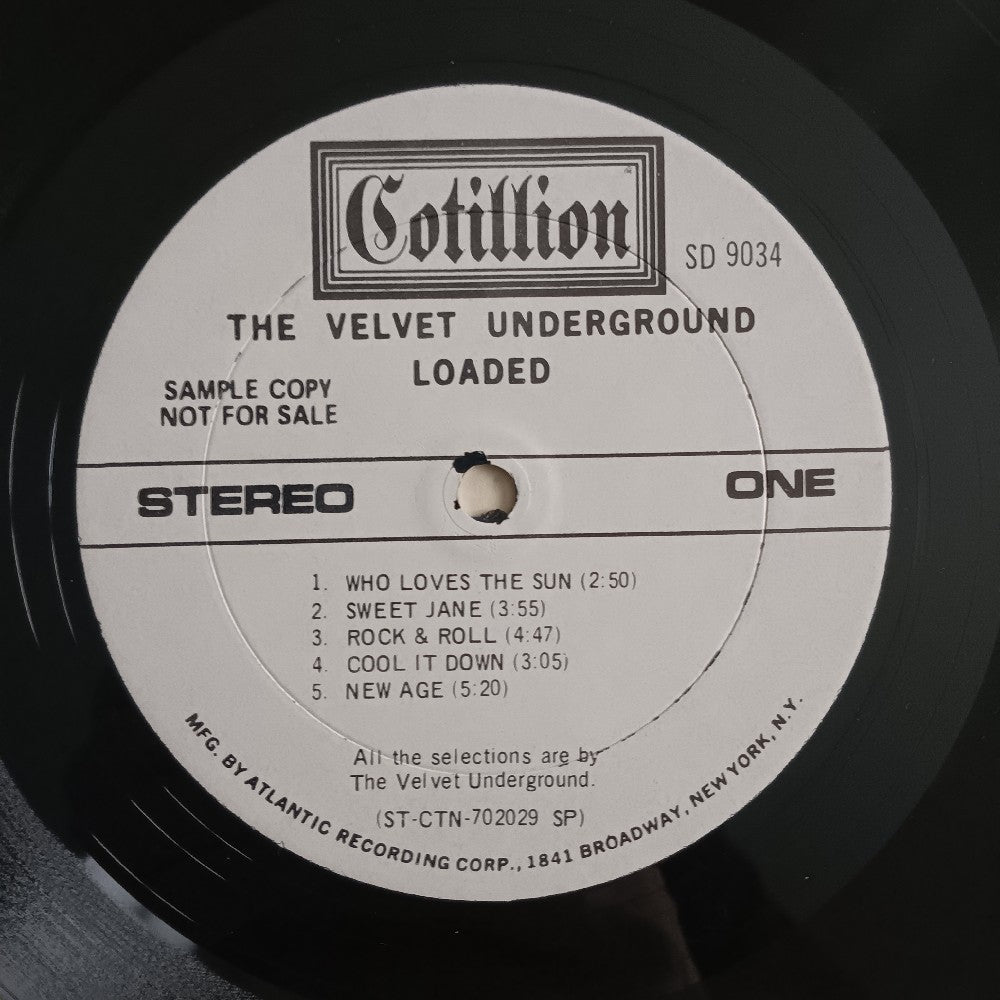 The Velvet Underground  - Loaded PROMO - 1970 - SD 9034 - Used - VG++ - Vinyl