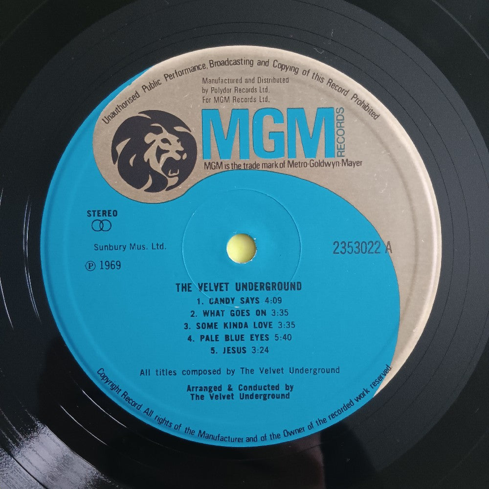 The Velvet Underground - Self Titled UK - 1971 - 2353 022 - Used - VG++ - Vinyl