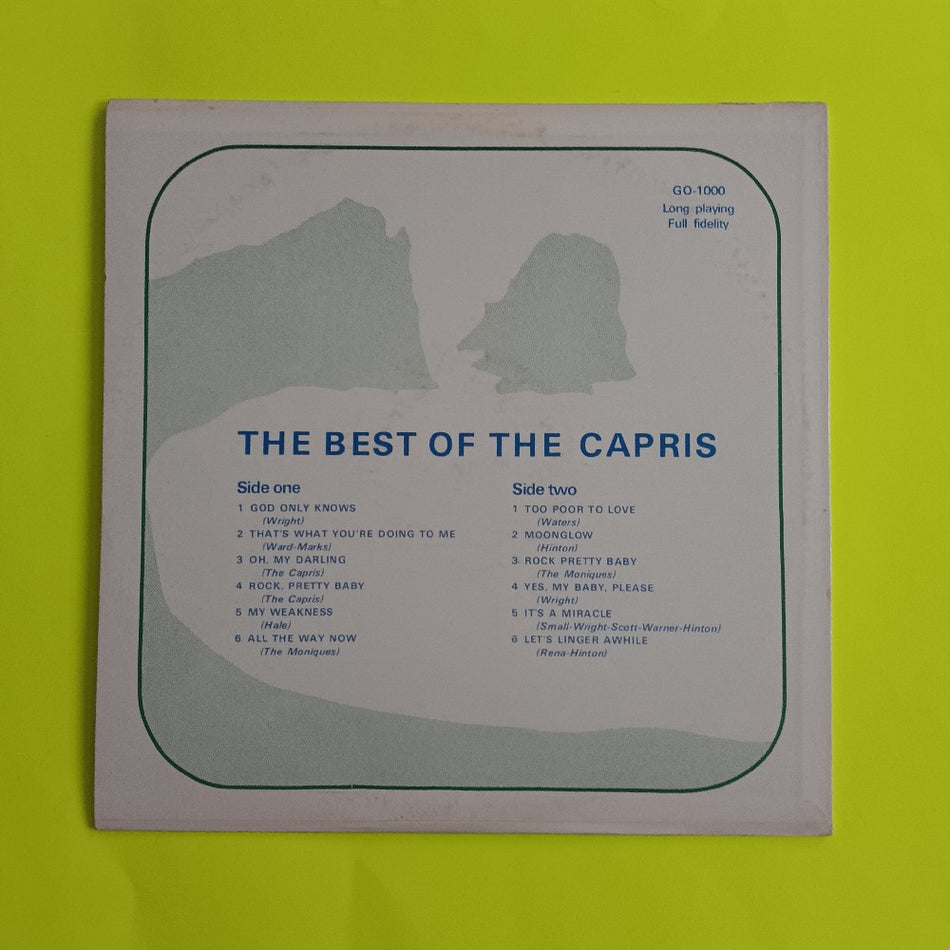 The Capris - The Best Of The Capris - GO-1000 - Used - EX - Vinyl