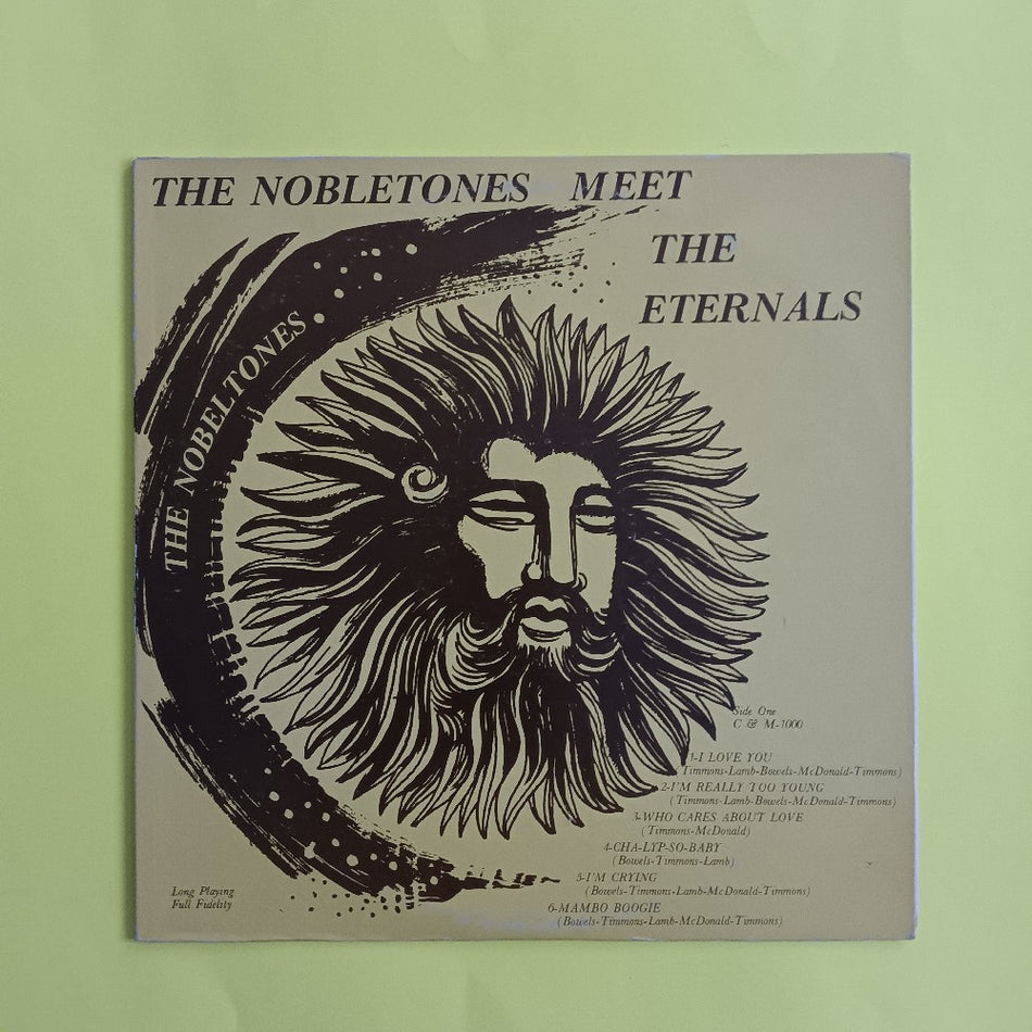 Nobletones / Eternals - The Nobletones Meet The Eternals RED - C&M-1000 - Used - VG++ - Vinyl