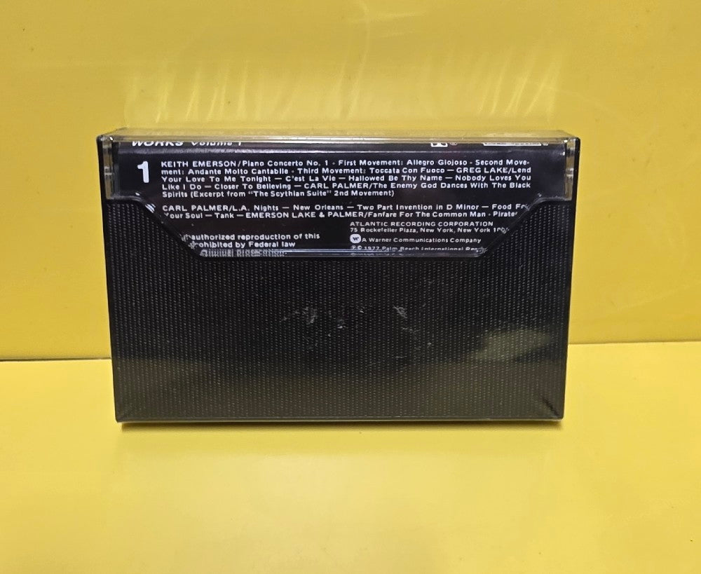 Emerson Lake & Palmer  - Works ( Volume 1 ) - 1977 - CS 2-7000 - New - Sealed - Cassettes
