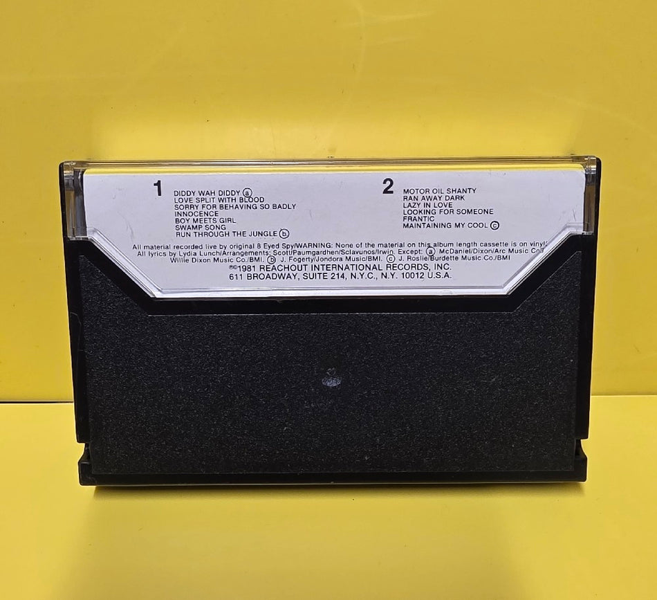 8 Eyed Spy - Live - 1981 - A101 - Used - EX - Cassettes