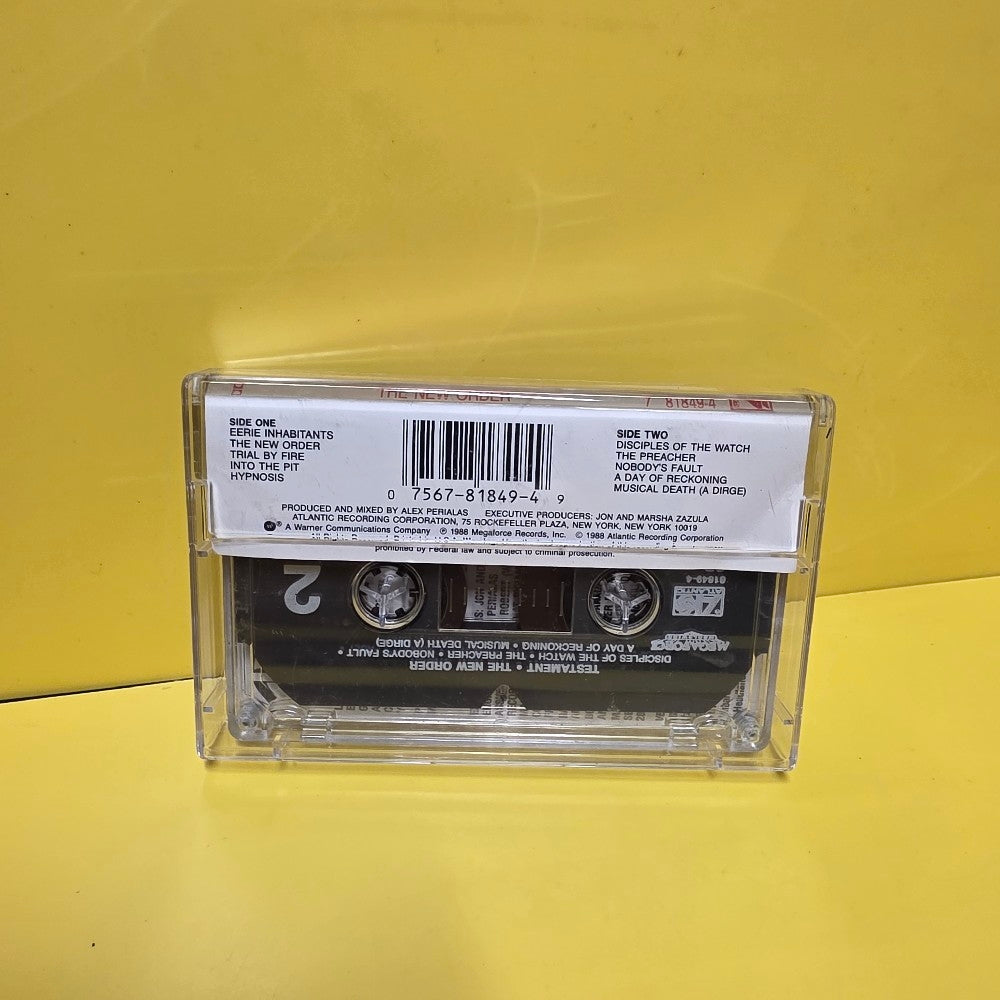 Testament  - The New Order - 1988 - 81849-4 - Used - EX - Cassettes