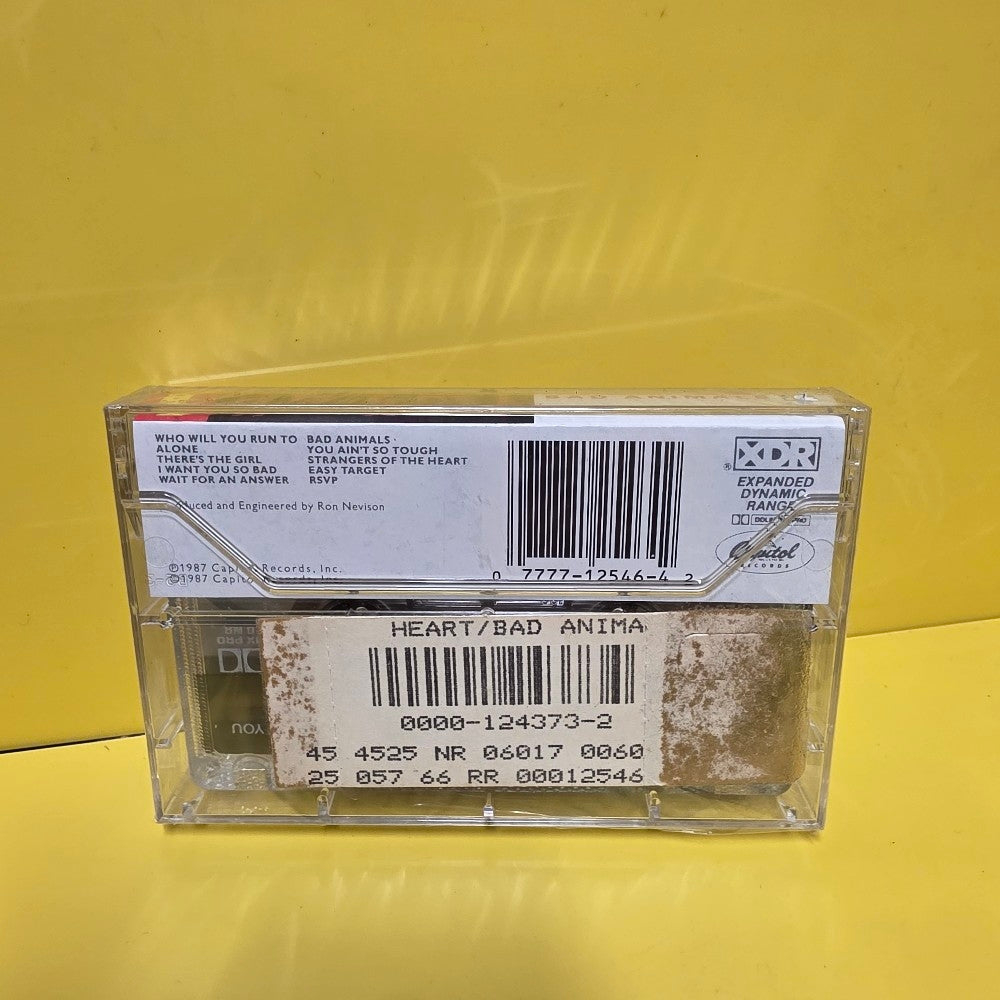 Heart - Bad Animals - 1987 - 4PJ-12546 - New - Sealed - Cassettes