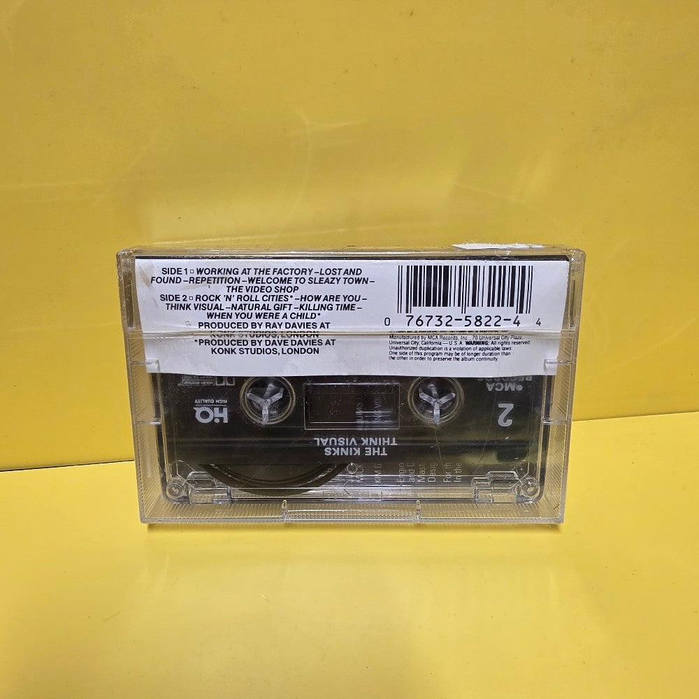 The Kinks - Think Visual - 1986 - MCAC 5822 - New - Sealed - Cassettes