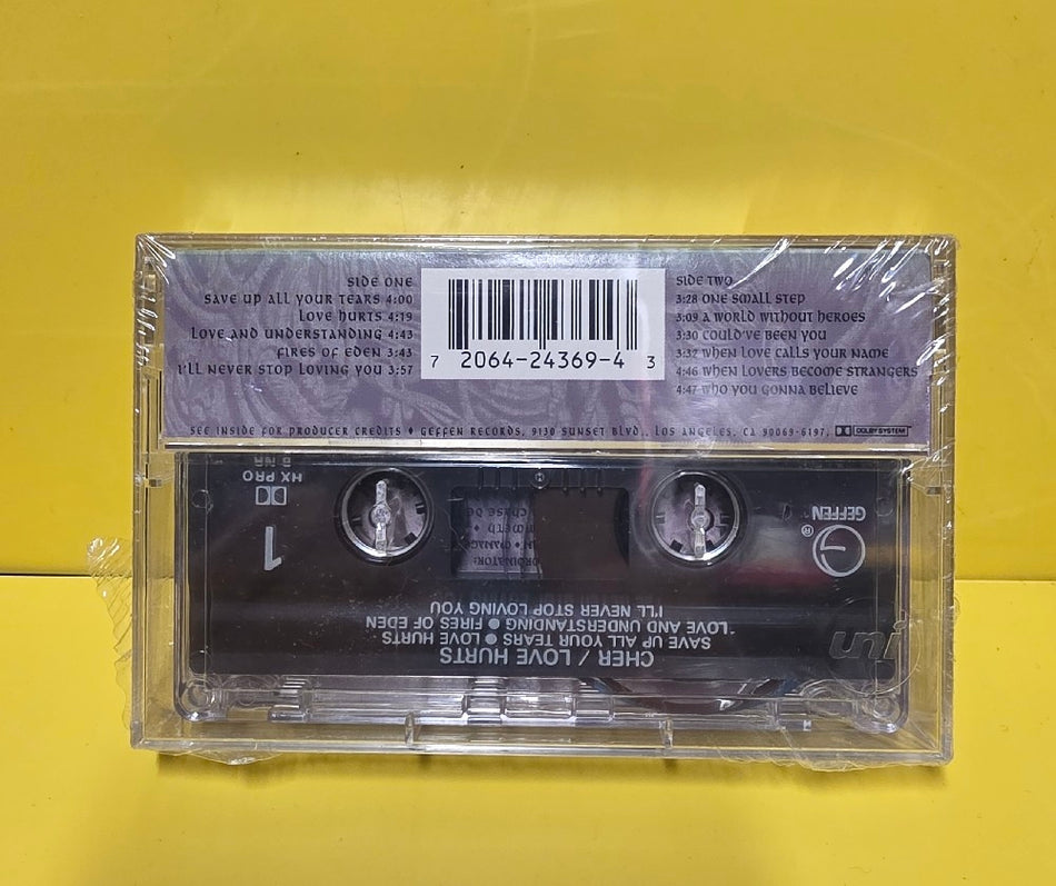 Cher - Love Hurts - 1991 - GEFC-24369 - New - Sealed - Cassettes