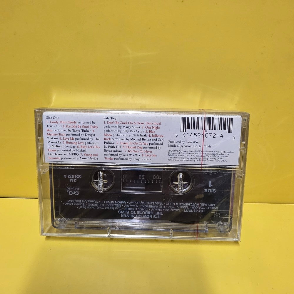 Various - It's Now Or Never: The Tribute To Elvis - 1995 - 524 072-4 - New - Sealed - Cassettes