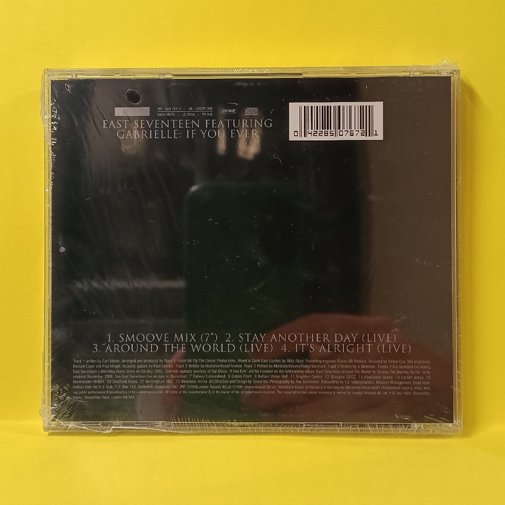 East Seventeen Featuring Gabrielle - If You Ever LIMITED EDITION - 1996 - LOCDP 388 - New - Sealed - CDs