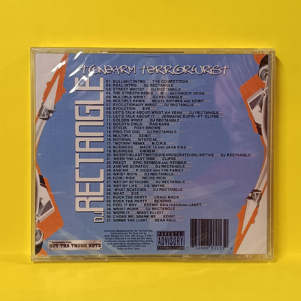 DJ Rectangle - Tonearm Terrorwrist - 2002 - OTTK-1131-2 - New - Sealed - CDs