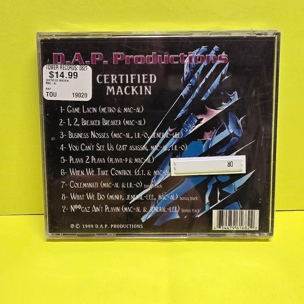 D.A.P.  - Certified Mackin - 1999 - 61682 - New - Sealed - CDs