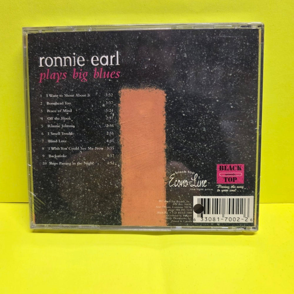 Ronnie Earl - Ronnie Earl Plays Big Blues - 1997 - BTEL-7002 - New - Sealed - CDs
