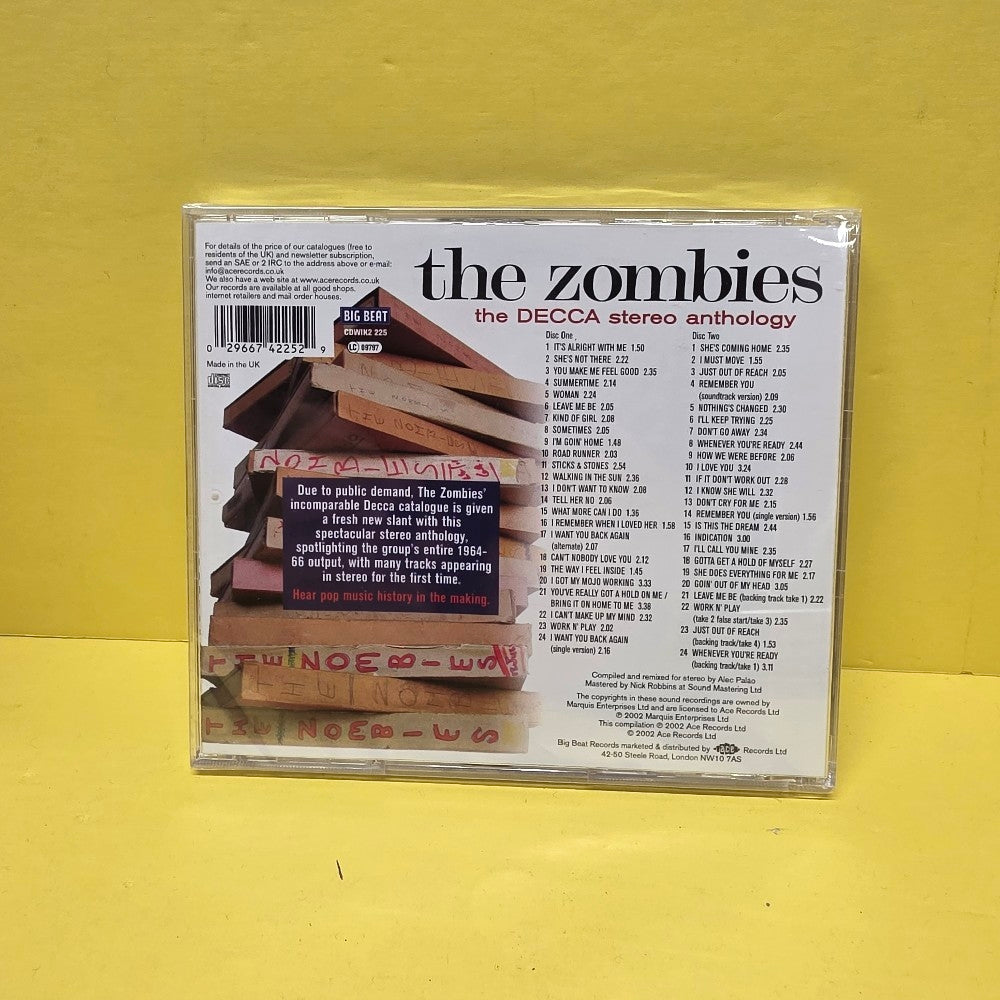 The Zombies - The Decca Stereo Anthology - 2002 - CDWIK2 225 - New - Sealed - CDs