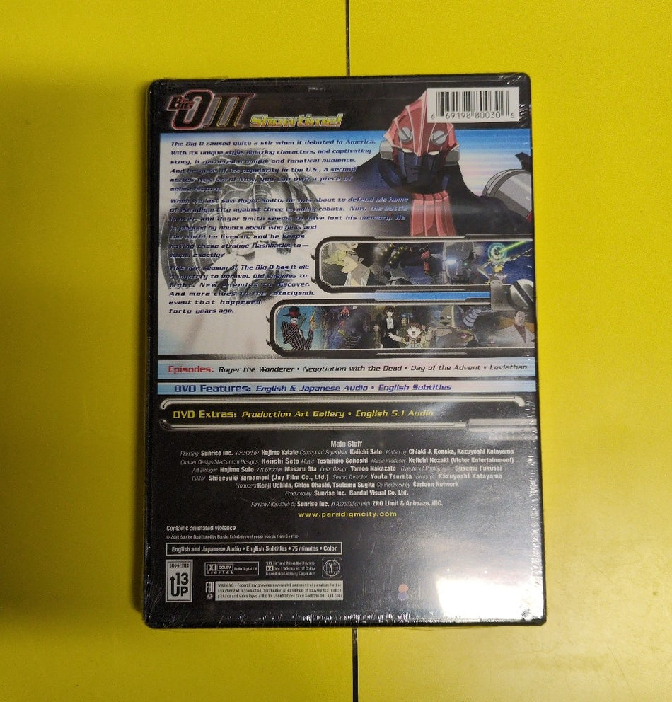 The Big O II Volume 1 Paradigm Lost - 2003 - New - DVDs & Blu-Rays