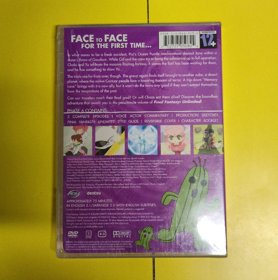 Final Fantasy: Unlimited Phase 6 - 2004 - New - DVDs & Blu-Rays