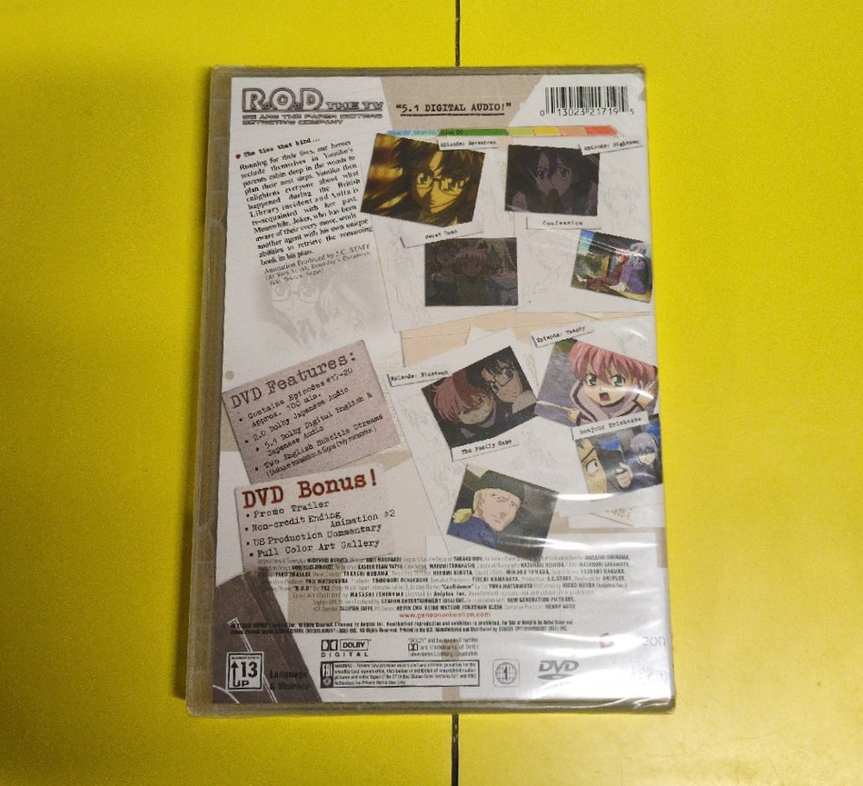 R.O.D The TV Vol.5: The Darkest Hour - 2004 - New - DVDs & Blu-Rays - Limited Edition With Mini-Pencil Board